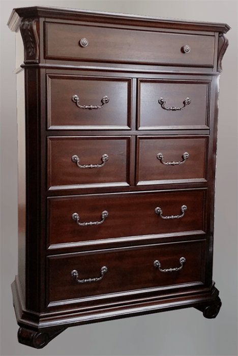 New Classic Emilie 7 Drawer Chest in English Tudor