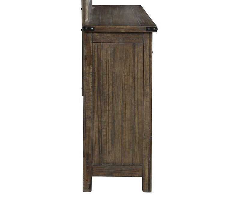 New Classic Furniture Galleon Dresser in Weathered Walnut