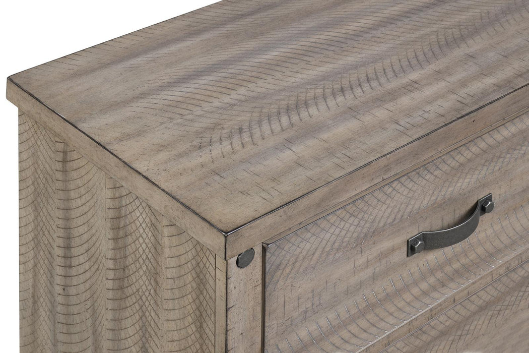 New Classic Furniture Marwick 2 Drawer Nightstand in Sand