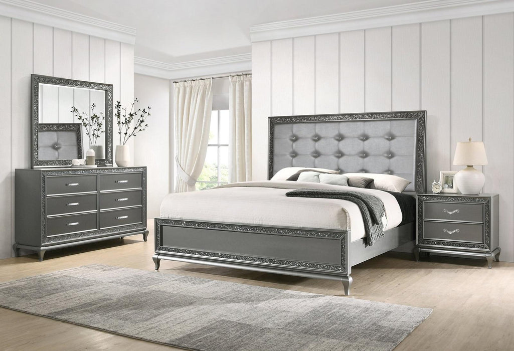 New Classic Furniture Park Imperial 5 Drawer Chest in Pewter