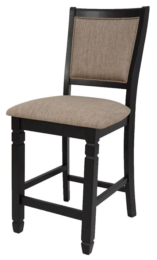 New Classic Furniture Prairie Point Counter Height Chair in Black (Set of 2) image