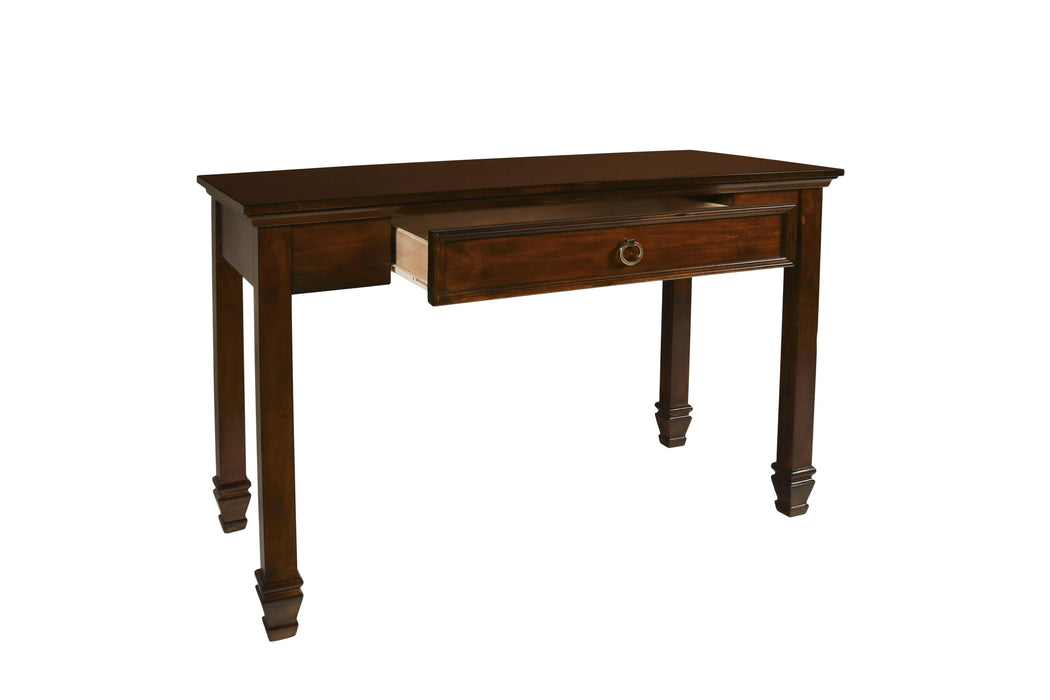New Classic Furniture Tamarack Desk in Brown Cherry