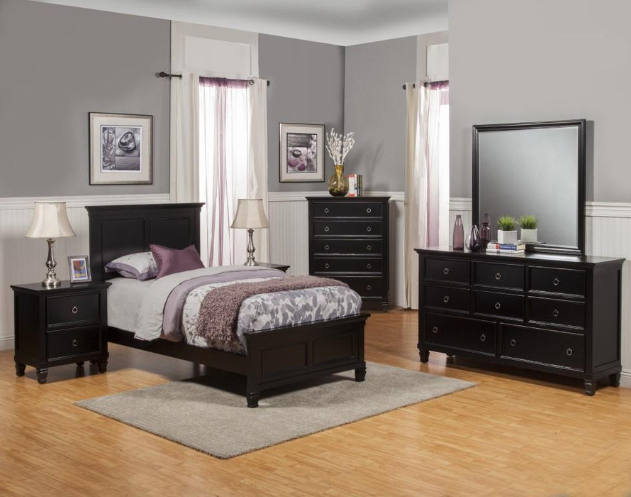 New Classic Furniture Tamarack Twin Bed in Black