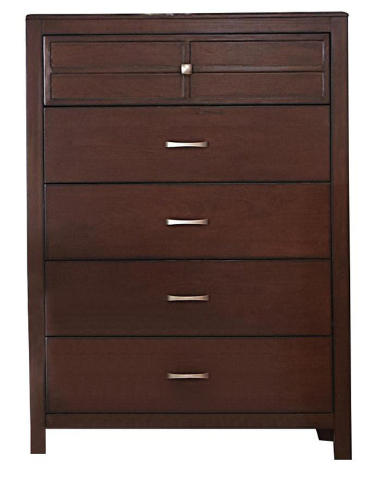 New Classic Kensington 5 Drawer Chest in Burnished Cherry