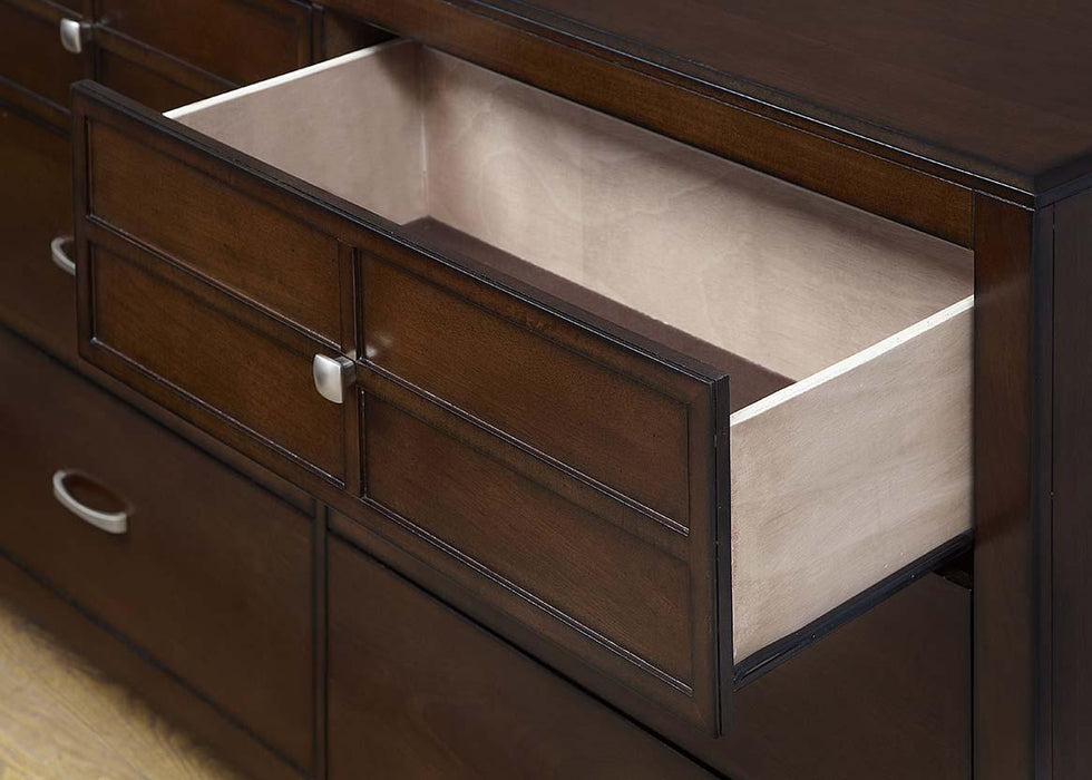 New Classic Kensington 6 Drawer Dresser in Burnished Cherry